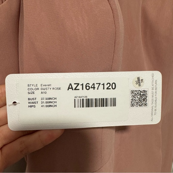 AZAZIE Everett Dress in Dusty Rose - size A10 - Picture 7 of 14